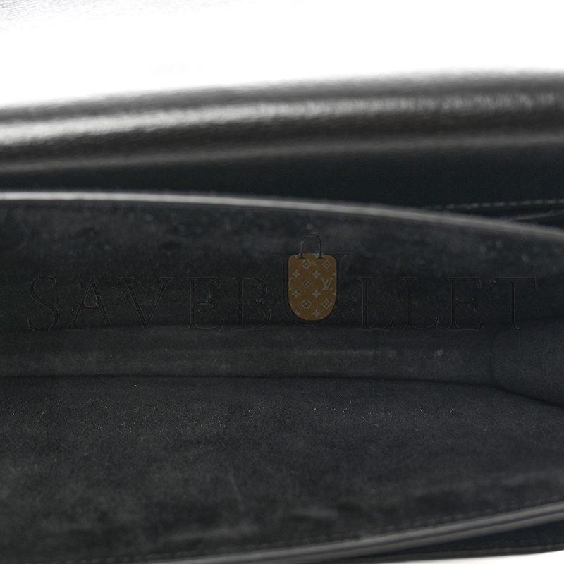 YSL SUNSET MEDIUM IN SUEDE AND LEATHER 422906 (22*16*8cm)